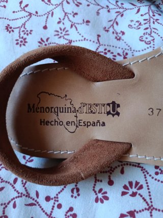 Menorquinas Abarcas Marrones Talla 37