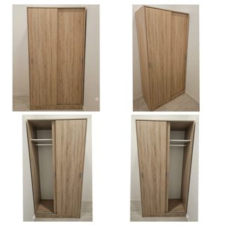 Armario corredera blanco madera nuevo