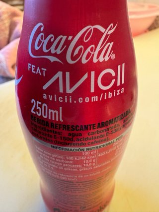 Botella Coca-Cola Edición Especial Avicii