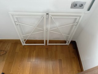 Mesa plegable madera y metal