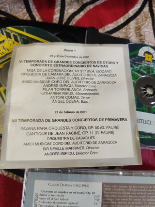 Cuarteto Casals y Amici Musicae cds