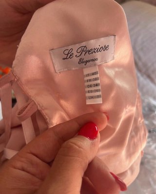 Abito lungo elegante da cerimonia rosa