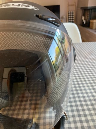 Casco Jet Zeus Talla S Negro