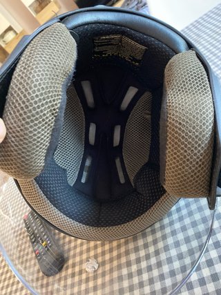 Casco Jet Zeus Talla S Negro