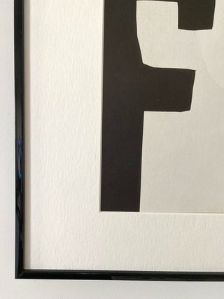 Litografía Chillida 1973