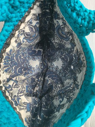 Bolso de trapillo hecho a mano
