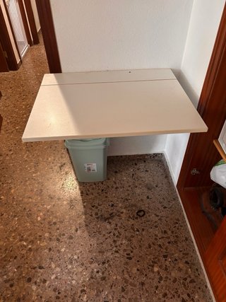 Mesa plegable Ikea blanca