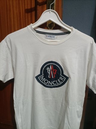 Camiseta Moncler Hombre Talla L Blanca