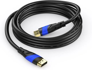 KabelDirekt – Cable DisplayPort 4K/60Hz – 5 m – inmunidad contra interferencias