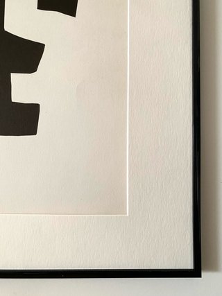 Litografía Chillida 1973