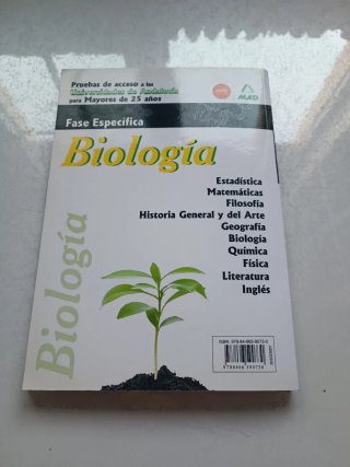 Libro biología acceso universidad