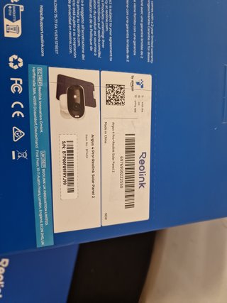 Reolink 4K Camara Solar WiFi, Gran Angular de 180