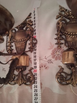 Coppia applique vintage