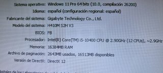ORDENADOR INTEL CORE i5 10Gen.-SSD-HDD-W 11