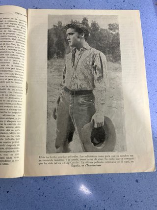 Elvis Presley El Rey del Rock revista antigua Ases