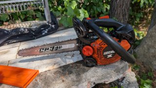 Motosierra echo 2511 poda en altura carving