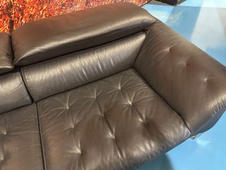 Sofá 3 plazas Roche Bobois piel negro
