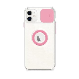 Custodia iPhone 11 Trasparente con Anello e Protezione Fotocamera