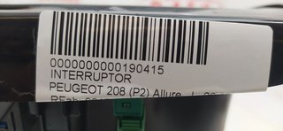 CONSOLA CENTRAL PEUGEOT 208 (P2) Allure