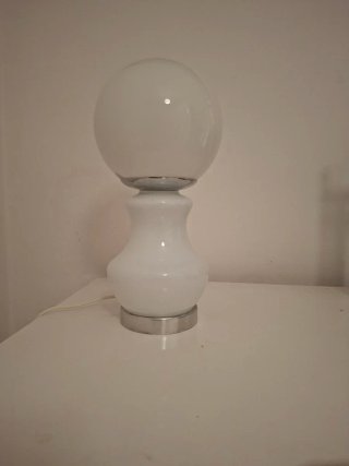 Lampada vintage vetro e metallo