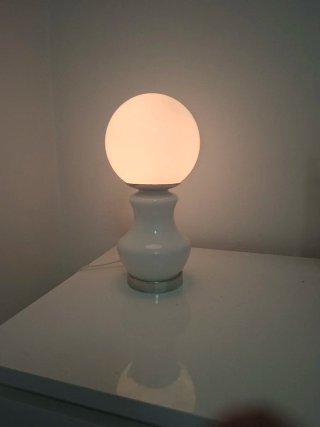 Lampada vintage vetro e metallo
