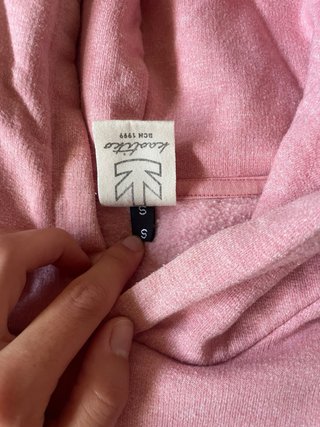 Sudadera Kaotiko con capucha rosa Talla S
