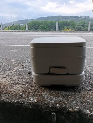 Lavabo portátil e inodoro portatil