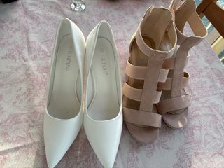 2 Pares Zapatos Fiesta Talla 38