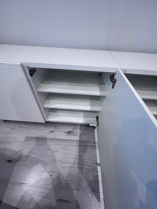 Mueble de salón blanco Ikea