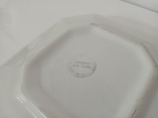 Vassoio Ottagonale Ceramica Due Torri