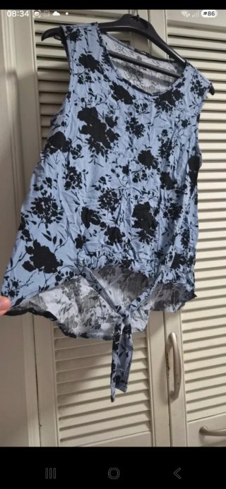Canotta Tezenis Fantasia Floreale Taglia M