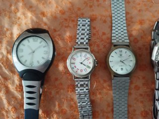Lote 5 orologi in acciaio Retro-Vintage