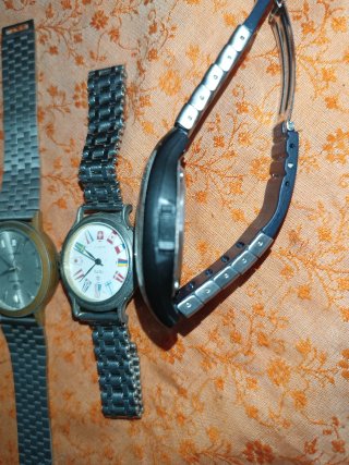 Lote 5 orologi in acciaio Retro-Vintage