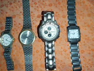 Lote 5 orologi in acciaio Retro-Vintage