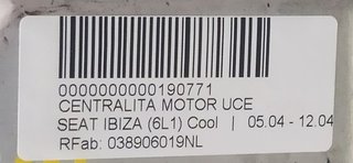 CENTRALITA MOTOR UCE SEAT IBIZA (6L1) Cool