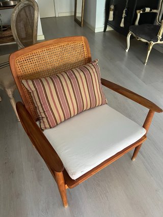 Butaca Zara Home Madera y Rattan