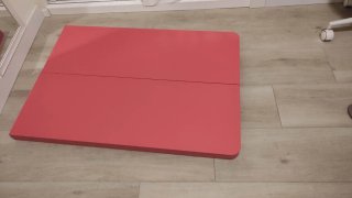 Tablas mesa auxiliar infantil color coral