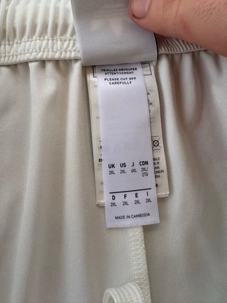 Pantalones España Adidas Mundial Talla XXL