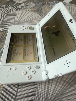 Nintendo 3DS XL Blanca ips + Cargador + Juegos