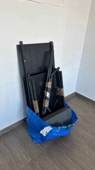 Escritorio Negro Forma L