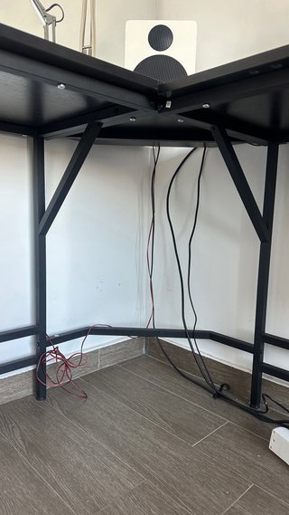 Escritorio Negro Forma L