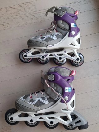 Pattini in linea Oxelo Fit3 bimbo regolabili 35-38