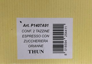 Set Thun Zuccheriera e 2 Tazzine Orianne