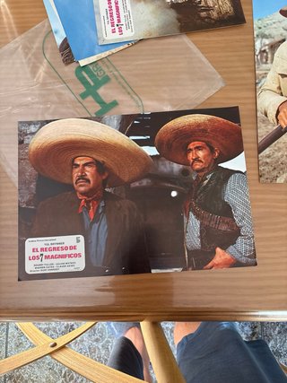 12 Fotocromos El Regreso de los 7 Magníficos