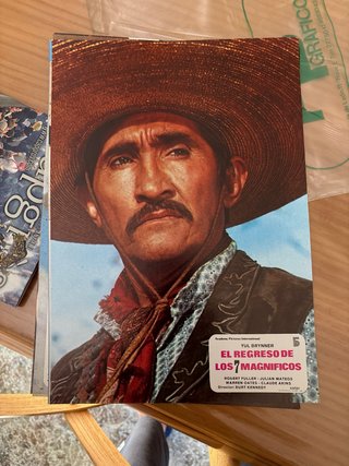 12 Fotocromos El Regreso de los 7 Magníficos