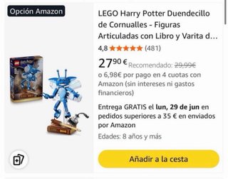 LEGO Harry Potter 76401 Duende Gilderoy