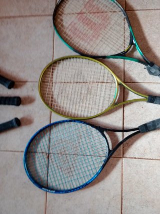 Lote 5 Raquetas Tenis Dunlop y Slazenger