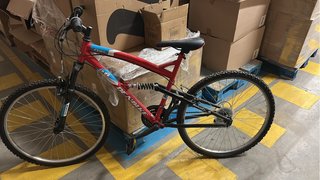 Bicicleta Montaña Roja 24 Suspension