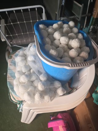 Bolas filtrantes para depuradora