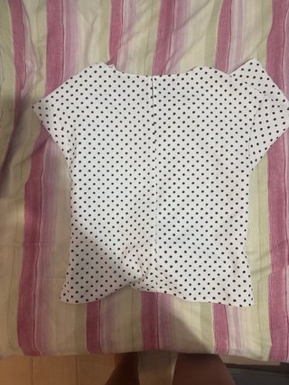 Blusa Zara lunares talla m